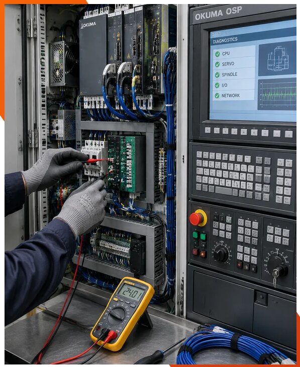 Ремонт систем ЧПУ Okuma OSP в Красноуфимске